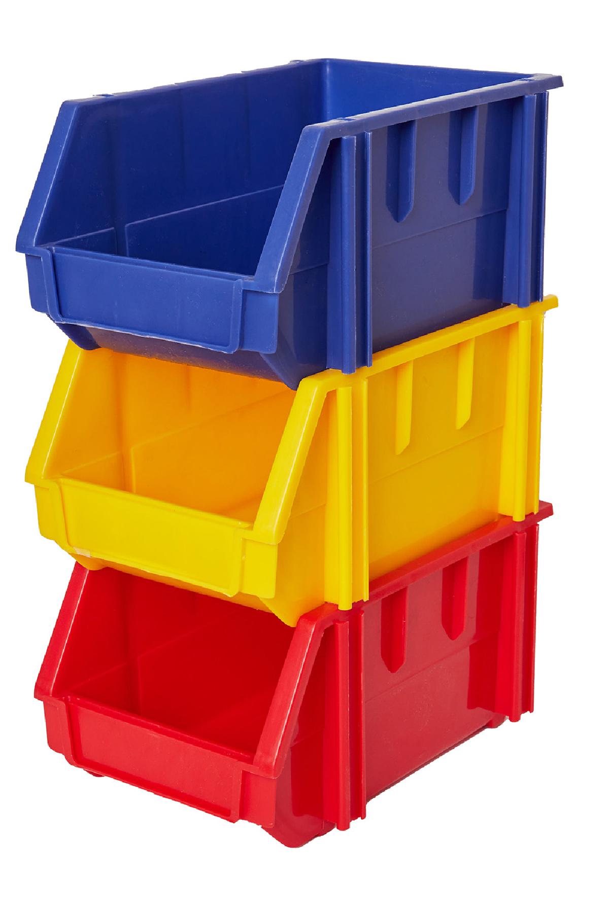 Storage box Yellow Plastic h5 Picture4
